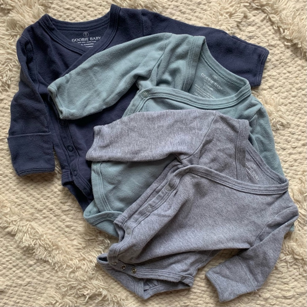 3 Goobie Baby Onesies Set